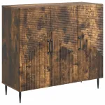 Bufet Stejar fumuriu 89 x 34,5 x 80 cm Lemn prelucrat GartenMobel Dekor