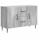 Bufet cu sertar Sonoma gri 89 x 34,5 x 60 cm Lemn prelucrat GartenMobel Dekor