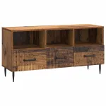 Cabinet TV Lemn vechi 102 x 34,5 x 50 cm Lemn prelucrat GartenMobel Dekor