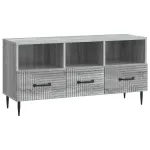 Cabinet TV Sonoma gri 102 x 34,5 x 50 cm Lemn prelucrat GartenMobel Dekor