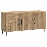 Cabinet TV Stejar Artizanal 99 x 34,5 x 50 cm Lemn prelucrat GartenMobel Dekor