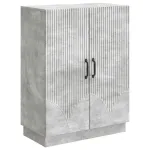 Bufet Gri Beton 66 x 34,5 x 87 cm Lemn prelucrat GartenMobel Dekor