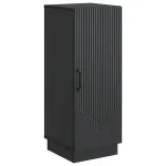 Bufet Negru 33 x 34,5 x 87 cm Lemn prelucrat GartenMobel Dekor