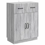 Bufet cu sertar Sonoma gri 66 x 34,5 x 87 cm Lemn prelucrat GartenMobel Dekor