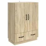 Bufet cu sertar Stejar Sonoma 66 x 34,5 x 92 cm Lemn prelucrat GartenMobel Dekor