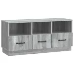 Cabinet TV Sonoma gri 102 x 34,5 x 47 cm Lemn prelucrat GartenMobel Dekor