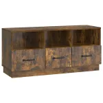 Cabinet TV Stejar fumuriu 102 x 34,5 x 47 cm Lemn prelucrat GartenMobel Dekor