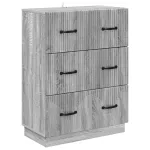 Dulap cu sertare Sonoma gri 66 x 34,5 x 87 cm Lemn prelucrat GartenMobel Dekor