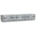 Cabinet TV Sonoma gri 147 x 34,5 x 27 cm Lemn prelucrat GartenMobel Dekor
