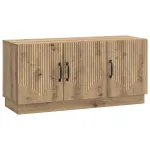 Cabinet TV Stejar Artizanal 99 x 34,5 x 47 cm Lemn prelucrat GartenMobel Dekor