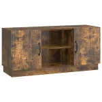 Cabinet TV Stejar fumuriu 102 x 34,5 x 47 cm Lemn prelucrat GartenMobel Dekor
