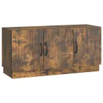 Cabinet TV Stejar fumuriu 99 x 34,5 x 47 cm Lemn prelucrat GartenMobel Dekor