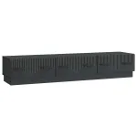 Cabinet TV cu sertar Negru 147 x 34,5 x 27 cm Lemn prelucrat GartenMobel Dekor
