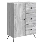 Bufet cu sertar Sonoma gri 66 x 34,5 x 90 cm Lemn prelucrat GartenMobel Dekor