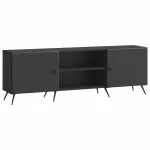 Cabinet TV Negru 150 x 31 x 50 cm Lemn prelucrat GartenMobel Dekor