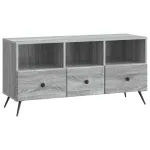 Cabinet TV Sonoma gri 102 x 34,5 x 50 cm Lemn prelucrat GartenMobel Dekor