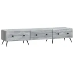 Cabinet TV Sonoma gri 147 x 34,5 x 30 cm Lemn prelucrat GartenMobel Dekor