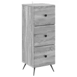 Dulap cu sertare Sonoma gri 33 x 34,5 x 90 cm Lemn prelucrat GartenMobel Dekor