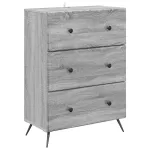 Dulap cu sertare Sonoma gri 66 x 34,5 x 90 cm Lemn prelucrat GartenMobel Dekor