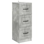 Dulap cu sertare Gri Beton 33 x 34,5 x 87 cm Lemn prelucrat GartenMobel Dekor