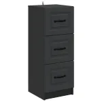 Dulap cu sertare Negru 33 x 34,5 x 87 cm Lemn prelucrat GartenMobel Dekor