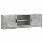 Cabinet TV Gri Beton 150 x 31 x 47 cm Lemn prelucrat GartenMobel Dekor