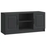 Cabinet TV Negru 102 x 34,5 x 47 cm Lemn prelucrat GartenMobel Dekor