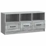 Cabinet TV Sonoma gri 102 x 34,5 x 47 cm Lemn prelucrat GartenMobel Dekor