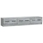 Cabinet TV Sonoma gri 147 x 34,5 x 27 cm Lemn prelucrat GartenMobel Dekor