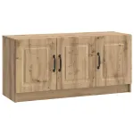Cabinet TV Stejar Artizanal 99 x 34,5 x 47 cm Lemn prelucrat GartenMobel Dekor