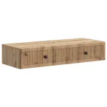 Masă laterală montată pe perete Stejar Artizanal Lemn prelucrat GartenMobel Dekor