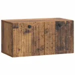 Oglindă TV montată pe perete Lemn vechi 59,5 x 31 x 30 cm GartenMobel Dekor