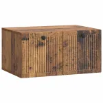 Oglindă TV montată pe perete Lemn vechi 59,5 x 41 x 30 cm GartenMobel Dekor