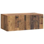 Oglindă TV montată pe perete Lemn vechi 78,5 x 41 x 30 cm GartenMobel Dekor