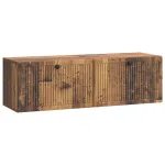 Oglindă TV montată pe perete Lemn vechi 98 x 31 x 30 cm GartenMobel Dekor