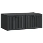 Oglindă TV montată pe perete Pe perete Negru 78,5 x 41 x 30 cm GartenMobel Dekor