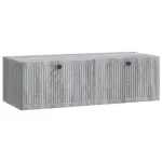 Oglindă TV montată pe perete Sonoma gri 98 x 41 x 30 cm GartenMobel Dekor