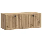 Oglindă TV montată pe perete Stejar Artizanal 78,5 x 31 x 30 cm GartenMobel Dekor