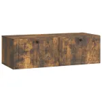 Oglindă TV montată pe perete Stejar fumuriu 98 x 41 x 30 cm GartenMobel Dekor