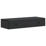 Masă laterală montată pe perete Negru 87,5 x 34,5 x 17 cm GartenMobel Dekor