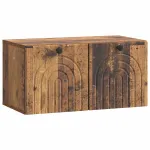Oglindă TV montată pe perete Lemn vechi 59,5 x 31 x 30 cm GartenMobel Dekor