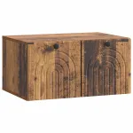 Oglindă TV montată pe perete Lemn vechi 59,5 x 41 x 30 cm GartenMobel Dekor