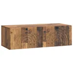 Oglindă TV montată pe perete Lemn vechi 99 x 41 x 30 cm GartenMobel Dekor