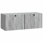 Oglindă TV montată pe perete Sonoma gri 78,5 x 31 x 30 cm GartenMobel Dekor