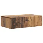 Masă laterală montată pe perete Lemn vechi 59 x 34,5 x 17 cm GartenMobel Dekor