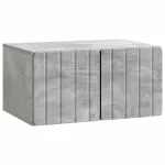 Oglindă TV montată pe perete Gri Beton 59,5 x 41 x 30 cm GartenMobel Dekor