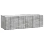 Oglindă TV montată pe perete Gri Beton 98 x 41 x 30 cm GartenMobel Dekor