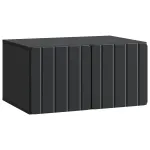 Oglindă TV montată pe perete Pe perete Negru 59,5 x 41 x 30 cm GartenMobel Dekor