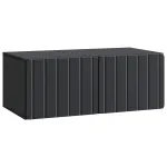 Oglindă TV montată pe perete Pe perete Negru 78,5 x 41 x 30 cm GartenMobel Dekor