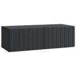 Oglindă TV montată pe perete Pe perete Negru 98 x 41 x 30 cm GartenMobel Dekor